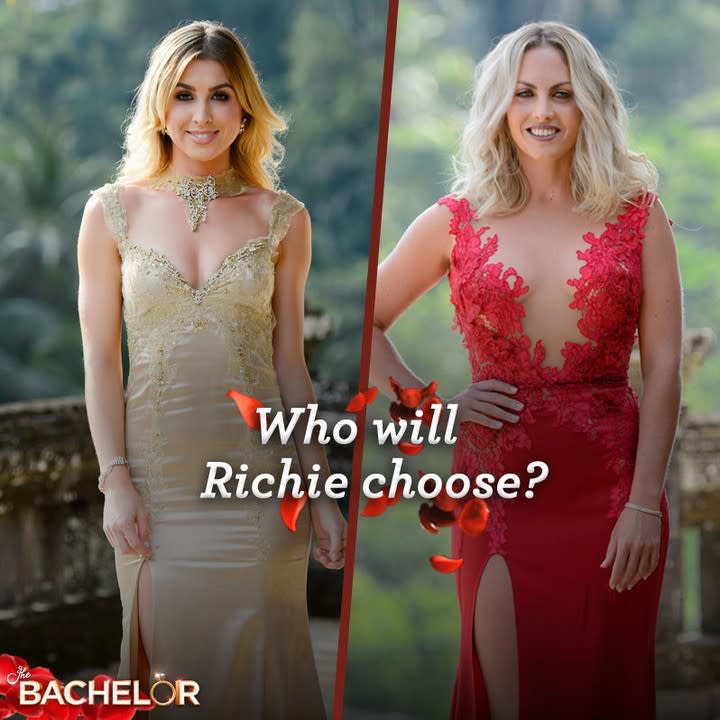 Alex Nation on Richie's season of The Bachelor