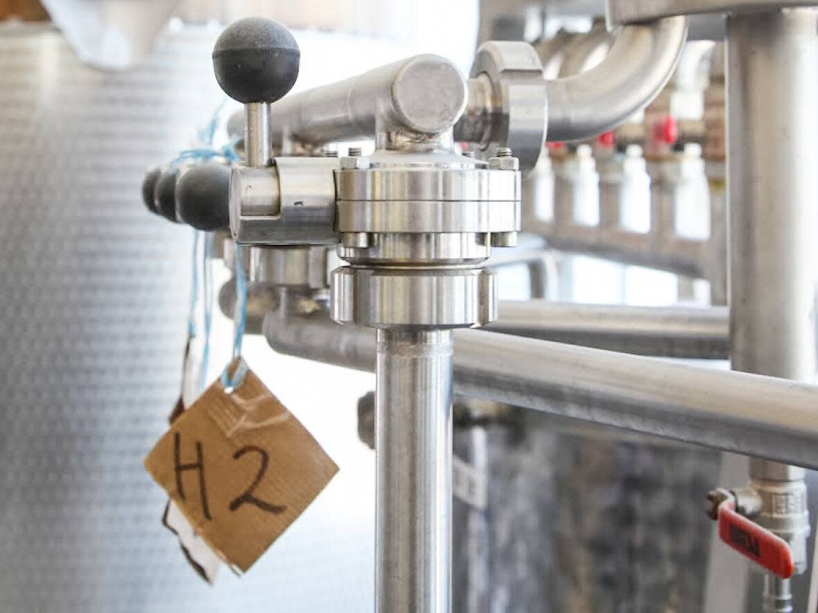 Dairy Distillery brought a vodka distilled from milk permeate to market in 2018, and now the process is leading to ethanol production. (Stu Mills/CBC - image credit)