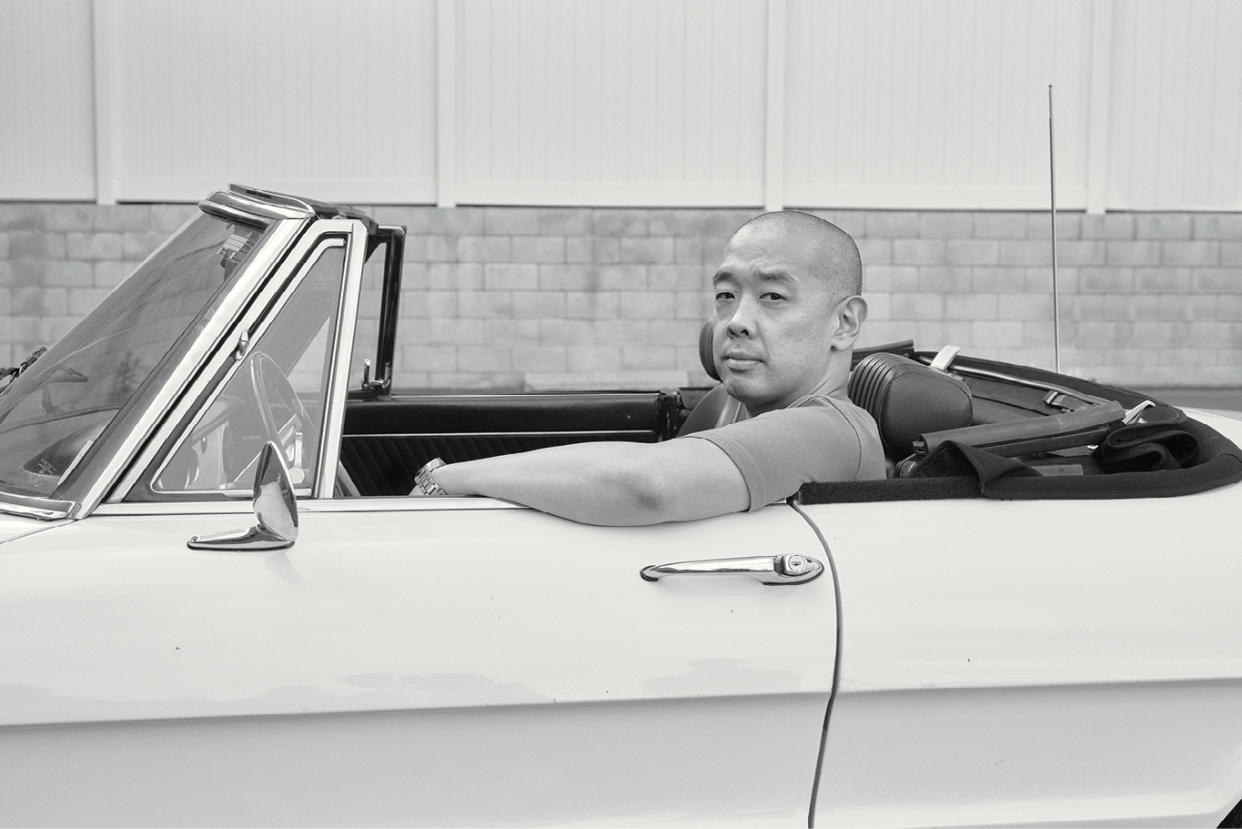 Jeff Staple, shot at The Motoring Club in Los Angeles exclusively for FN. - Credit: Justin Bettman