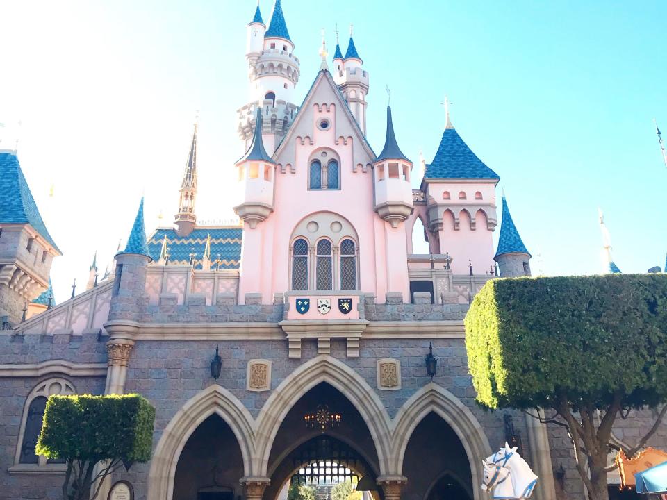 Back of Sleeping Beauty Castle  Megan duBois.JPG