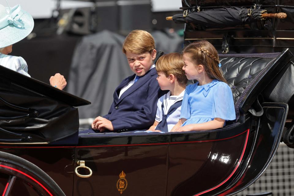 George, Louis and Charlotte (POOL/AFP via Getty Images)