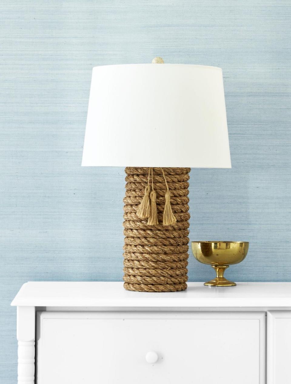 DIY Rope Table Lamp