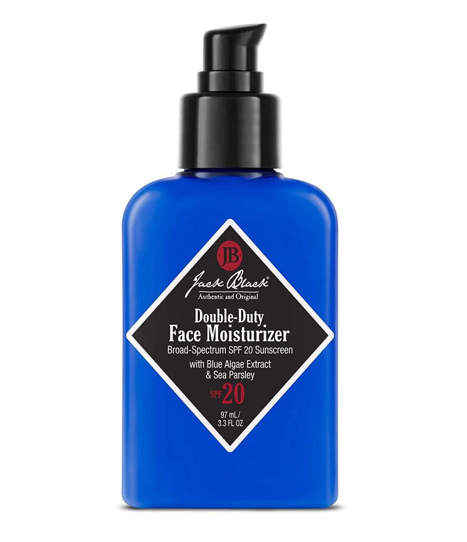 Jack Black Double Duty Face Moisturizer SPF 20; moisturizer with SPF
