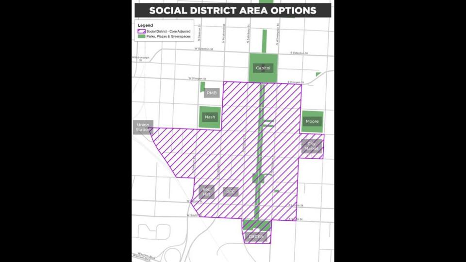 The Raleigh City Council approved a social drinking district during its July 5, 2022 meeting.
