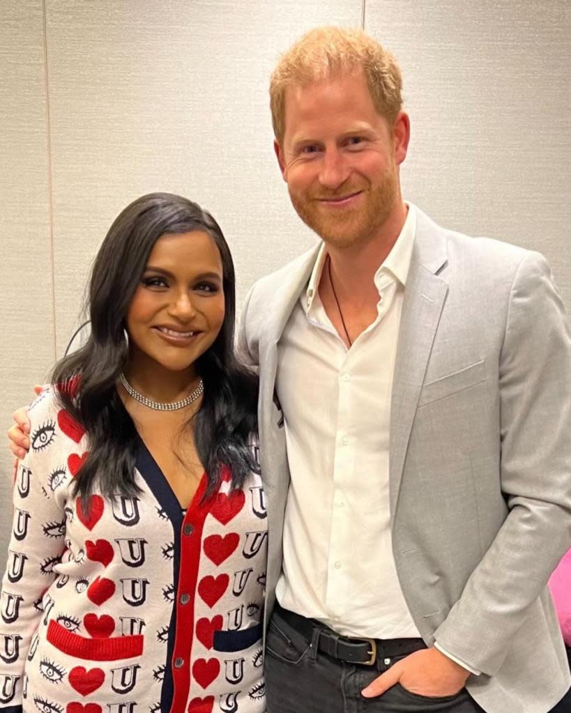 Mindy Kaling, an award-winning actress and longtime friend of the Sussexes, was one of 50 people who received a jam jar from Markle. mindykaling/Instagram