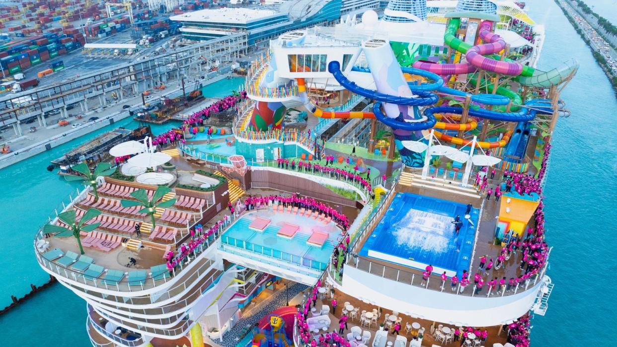 Royal Caribbean's Category 6 is currently the world's largest cruise ship water park.