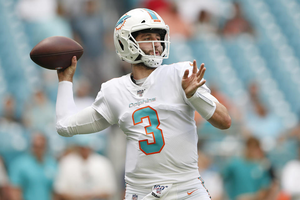 Josh Rosen will be the Miami Dolphins' starter at quarterback going forward. (Getty Images)