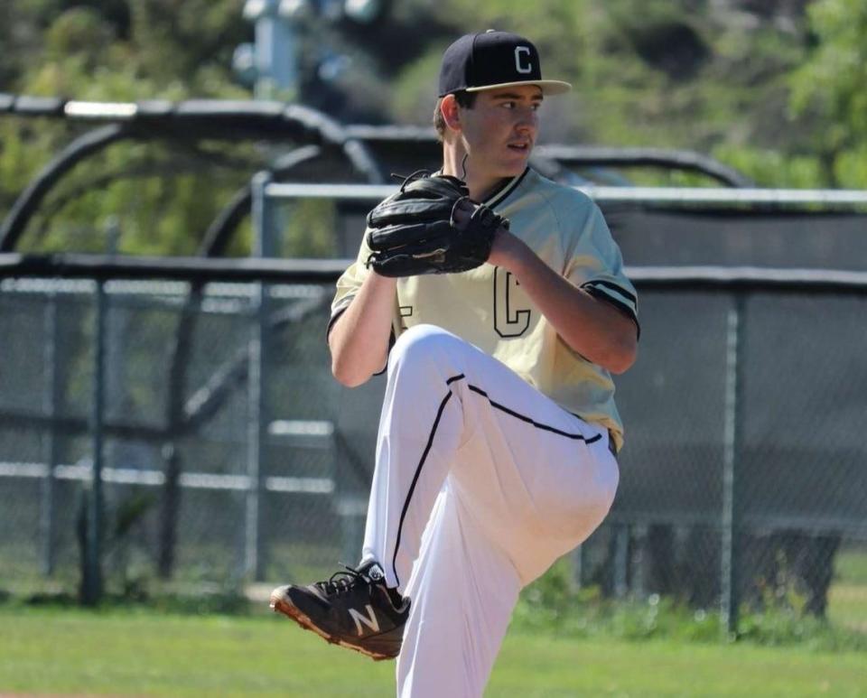 Jordan Kingston delivered a complete-game performance on the mound to lead Calabasas to a league-opening win over Westlake in a showdown of two of the top area baseball teams.
