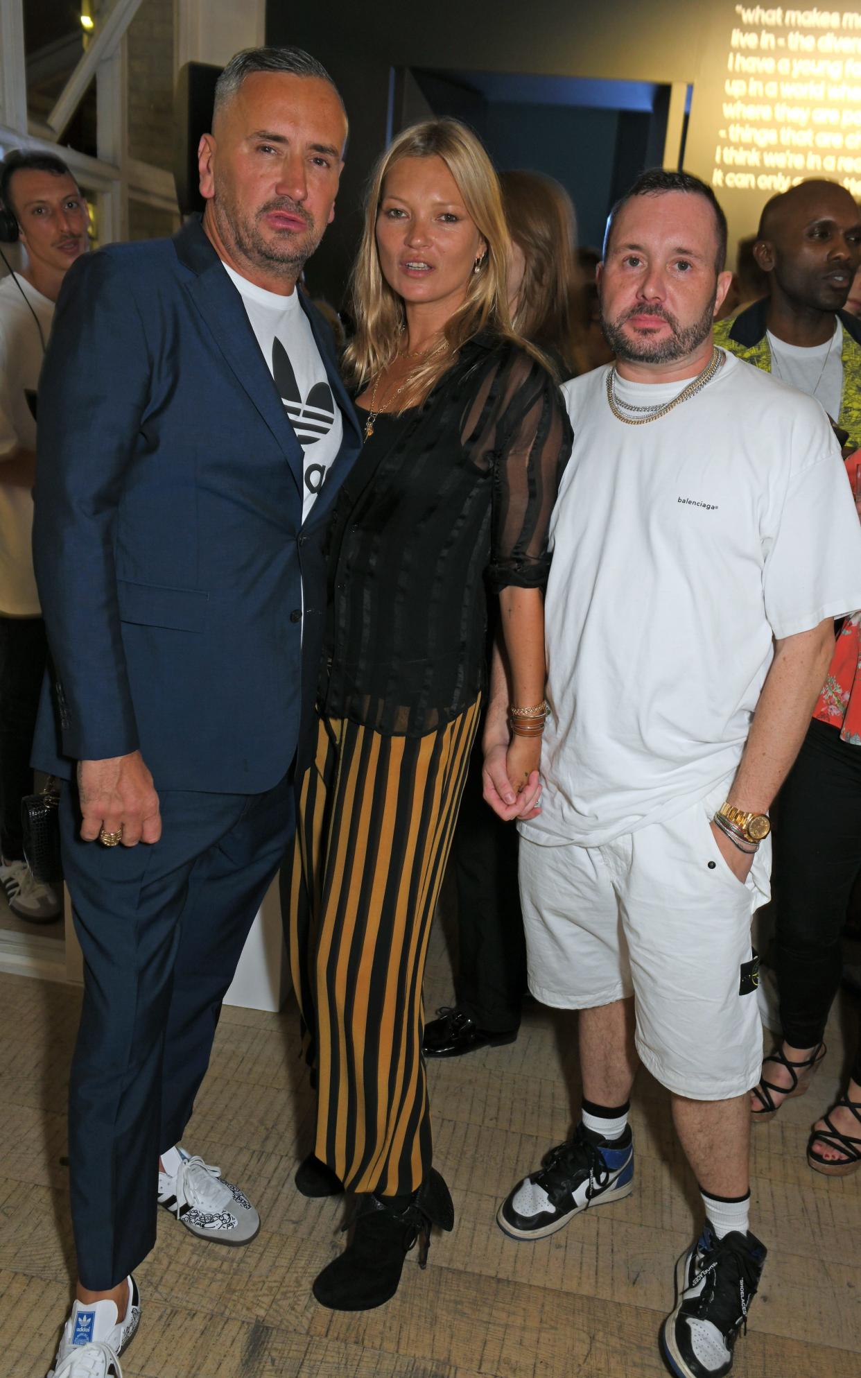 DJ Fat Tony, Kate Moss and Kim Jones - 2018 Dave Benett