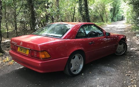 1992 Mercedes 300 SL 24V (R129 series) - Vicky Parrott owns it as a (hopefully) appreciating classic