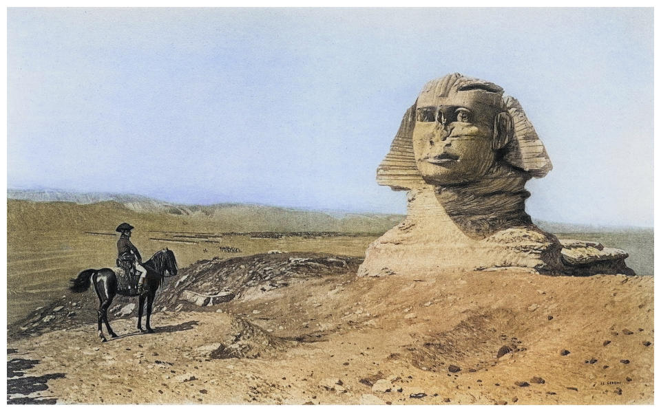 Dass die Nase der weltberühmten Sphinx durch eine französische Kanonenkugel zerstört wurde, gehört in die Welt der Fabelgeschichten.