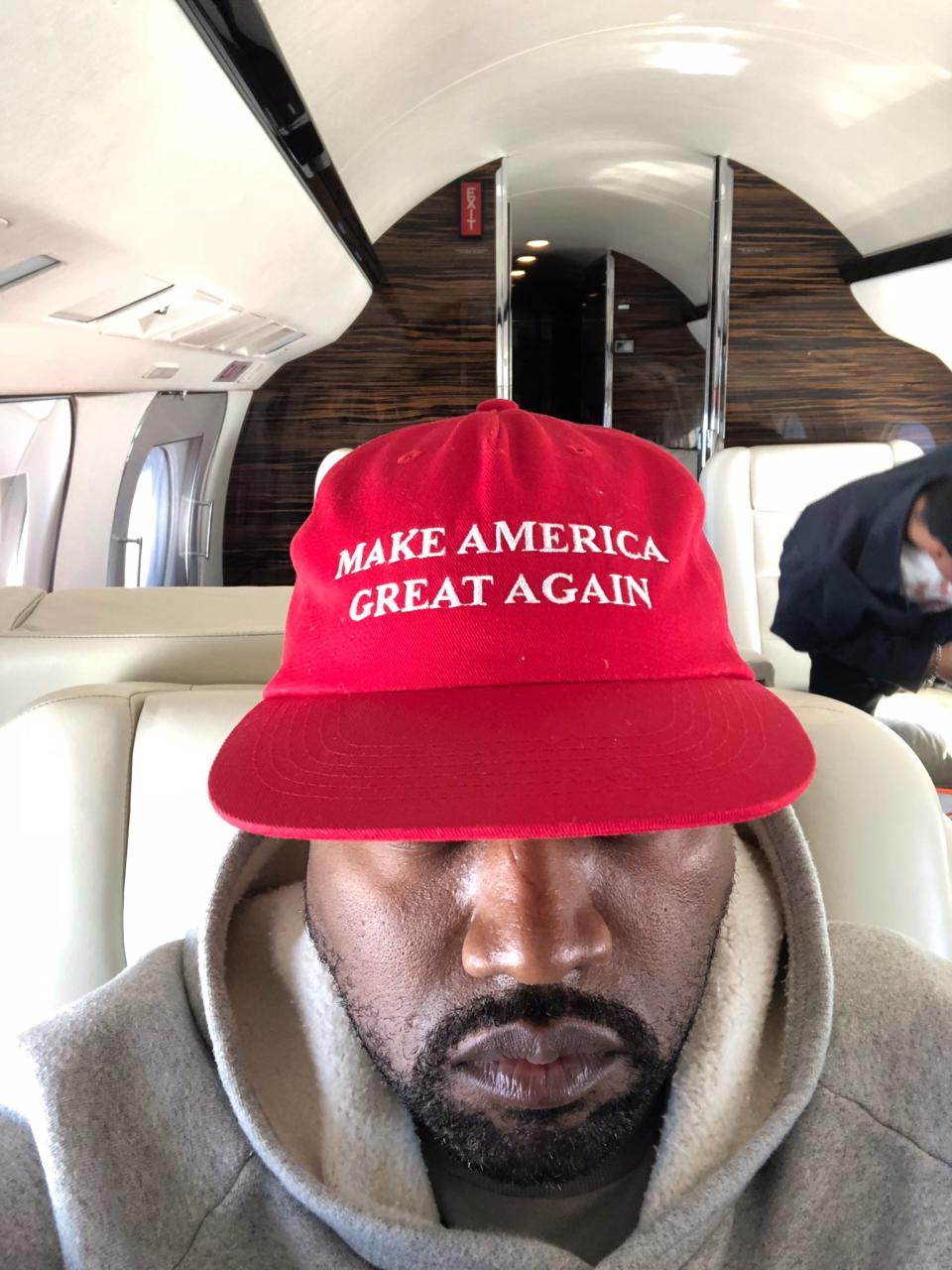 Kanye West曾是川普的鐵粉。（擷取自Kanye West推特）