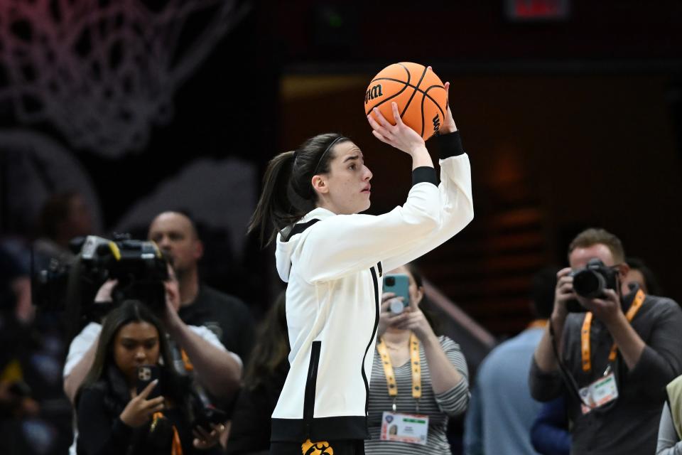 Iowa guard Caitlin Clark is expected to be the No. 1 overall pick in the WNBA draft.