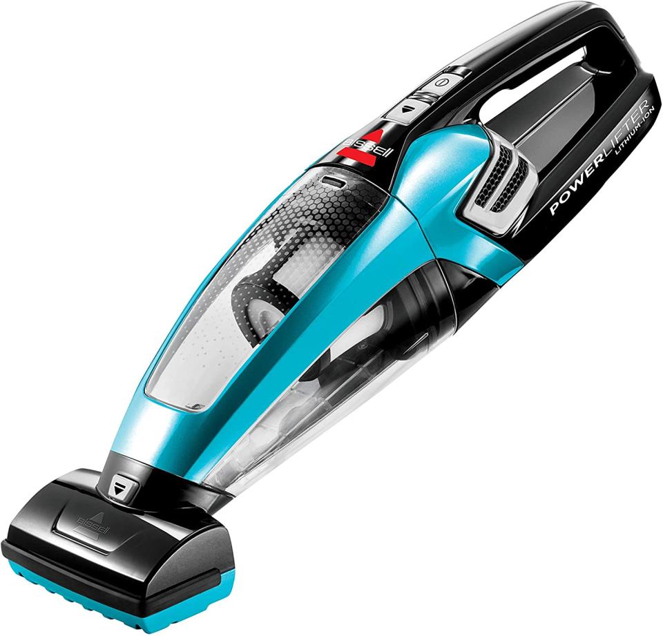 Bissell Powerlifter 12V Lithium Ion Cordless Hand Vacuum with Motorized Brush. Image via Amazon. 