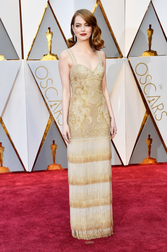 Emma Stone 90th Academy Awards 4 - Satiny