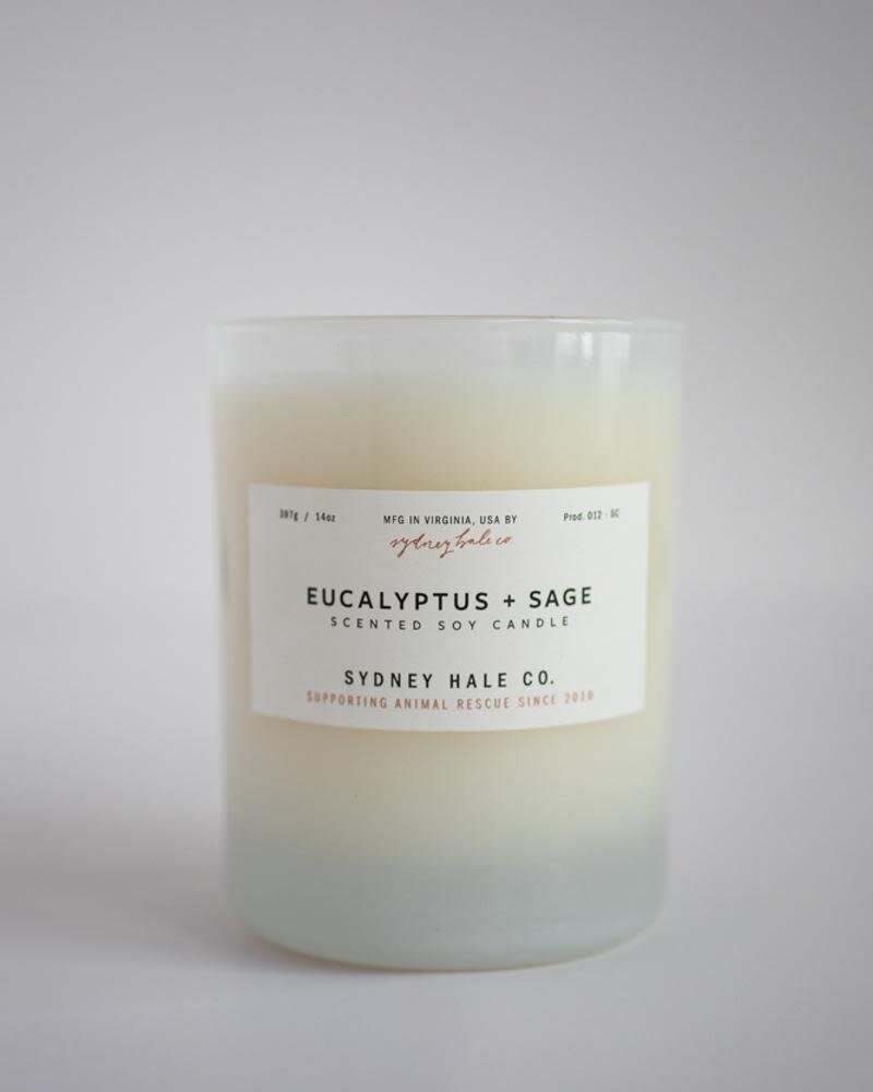 Sydney Hale Co Eucalyptus and Sage Soy Candles