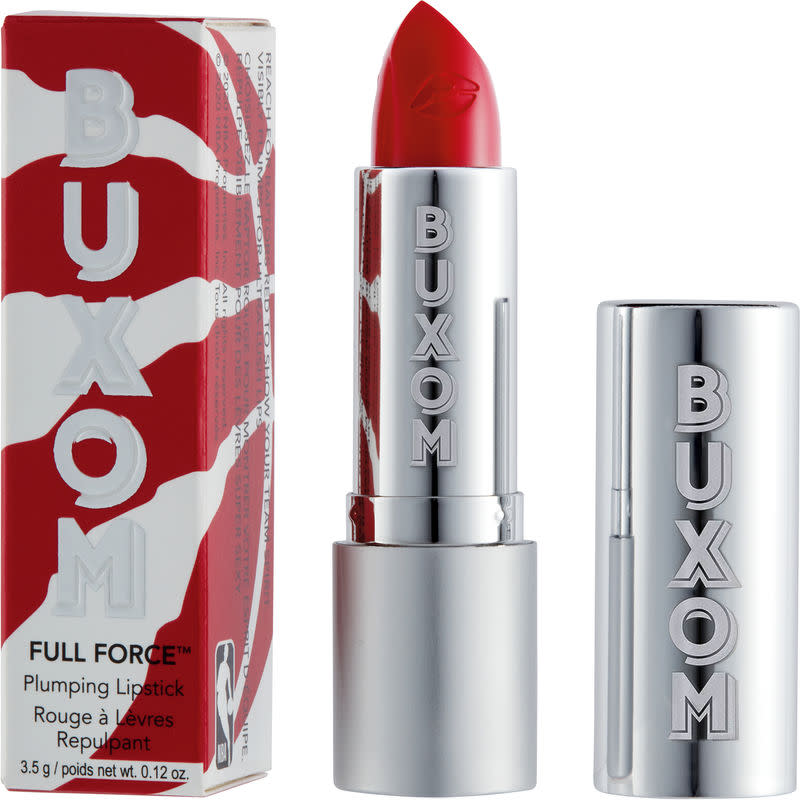 Buxom Raptors Red – Baller Full Force Plumping Lipstick