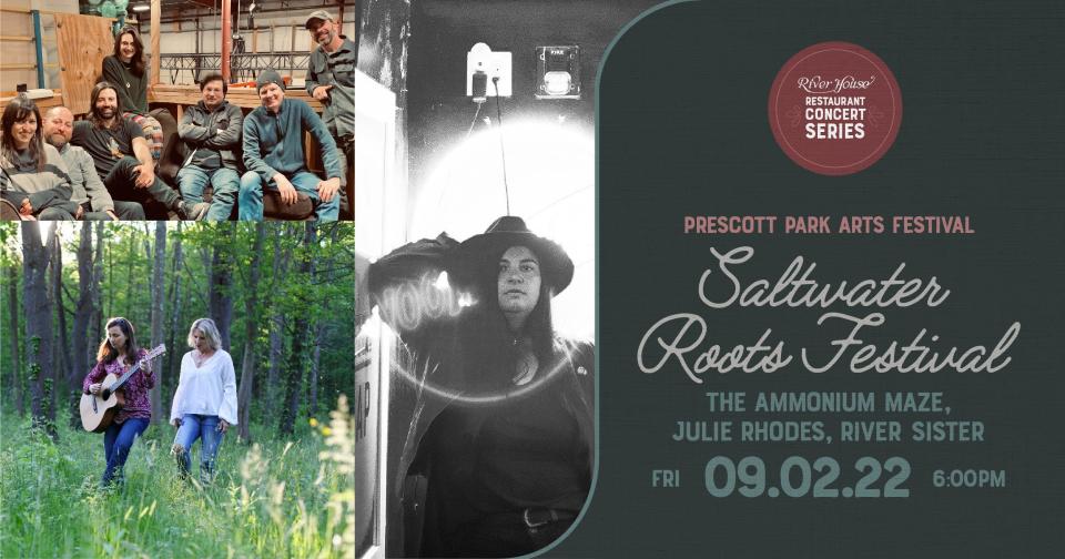 The Saltwater Roots Festival will take place on Friday, Sept. 2, 2022, at 6 p.m.