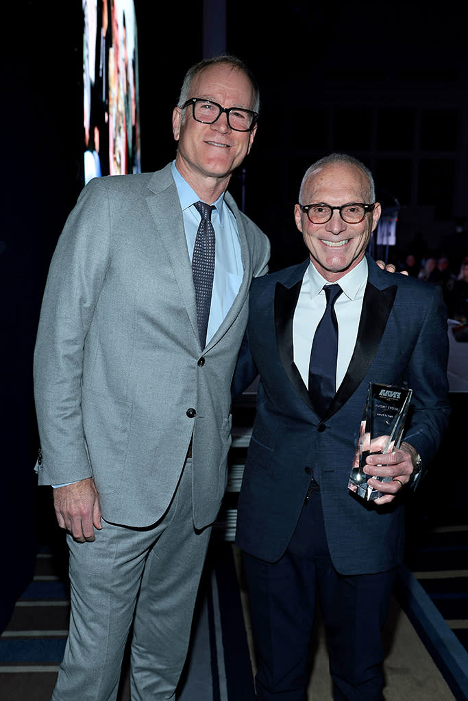 Pete Nordstrom and Scott Meden attend the 2022 Footwear News Achievement Awards at Cipriani South Street on Nov. 30, 2022 in New York City. - Credit: Footwear News via Getty Images