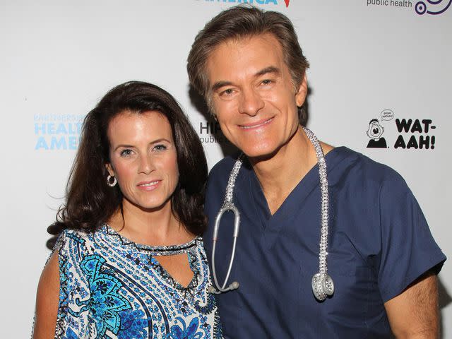 <p>Rob Kim/Getty </p> Lisa Oz and Dr. Mehmet Oz in 2013