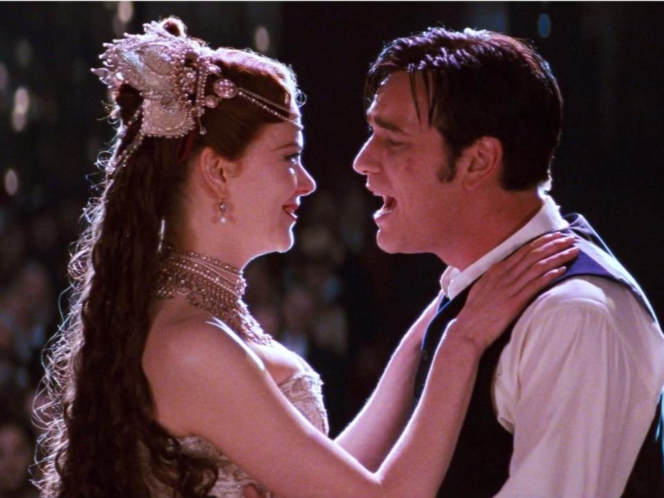 Moulin Rouge movie Nicole Kidman and Ewan McGregor