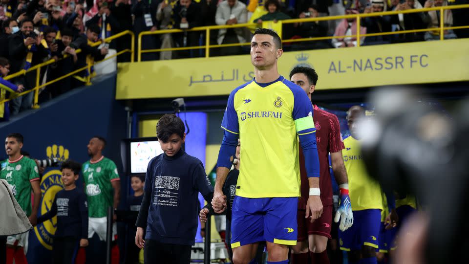 Cristiano Ronaldo moved to Al Nassr after the World Cup. - Yasser Bakhsh/Getty Images