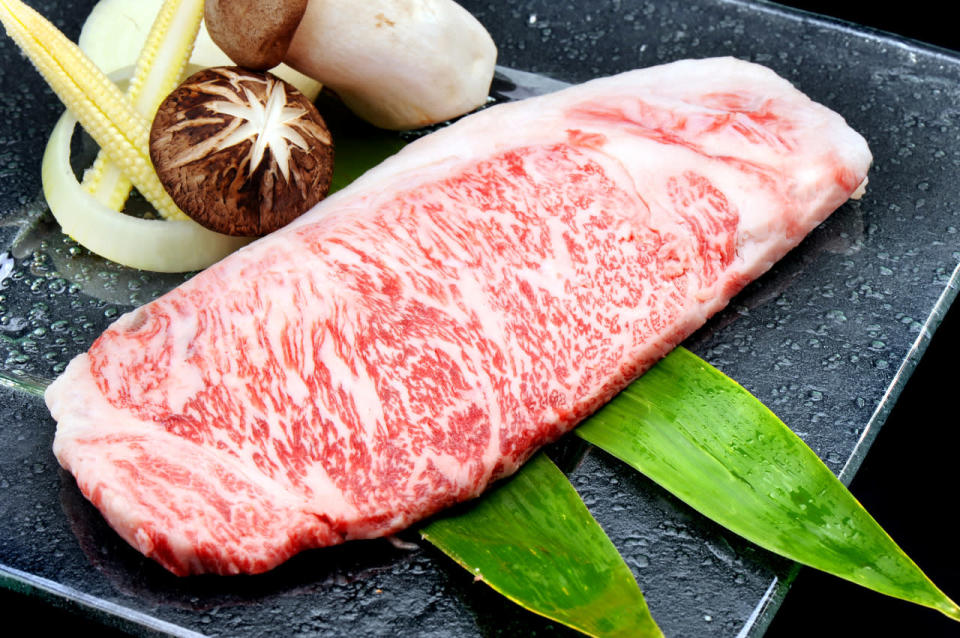 <p>If you’ve shelled out on a marbled Kobe beef steak, chances are you were actually eating wagyu, a cheaper cut of beef. Authentic Kobe beef comes specifically from the Tajima breed of Black cattle, that’s been bred and raised in Kobe, a city in Japan’s Hyogo Prefecture. </p><p>Only 3,000 heads of certified beef cattle are sold each year and only <a href="http://www.kobe-niku.jp/shop/?lang=1" rel="nofollow noopener" target="_blank" data-ylk="slk:five places in Canada;elm:context_link;itc:0;sec:content-canvas" class="link ">five places in Canada</a> have been certified by the Kobe Beef Marketing & Distribution Promotion Association to sell the real deal. Of the five, three are restaurants - Kyuzo in Vancouver and Park and Lavanderia Restaurants in Montreal. The other two are wholesalers in Ontario and Richmond, B.C.</p>