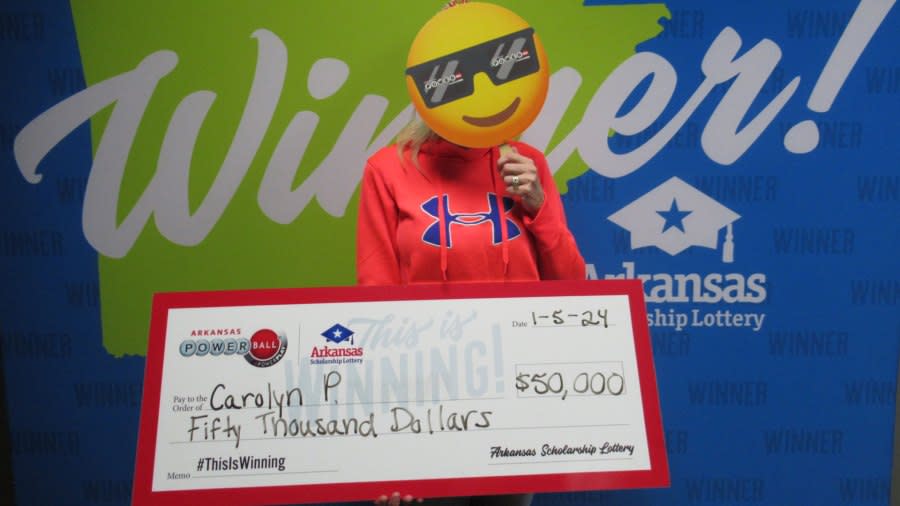 Carolyn P. from Bismarck wins $50,000 Powerball prize
