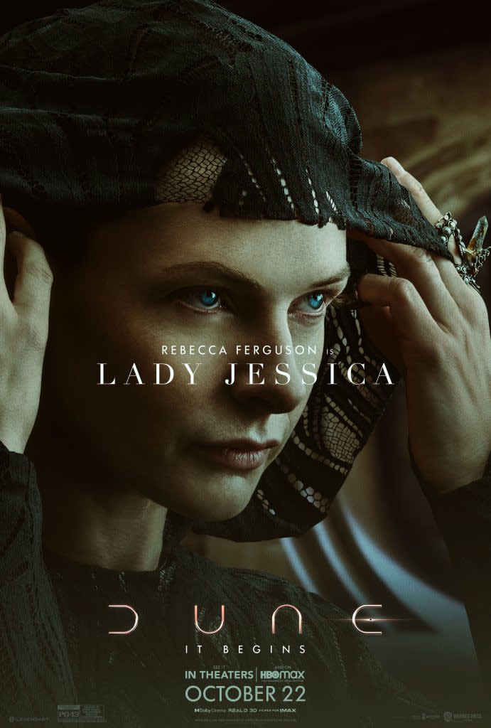 Dune character poster depicting Lady Jessica