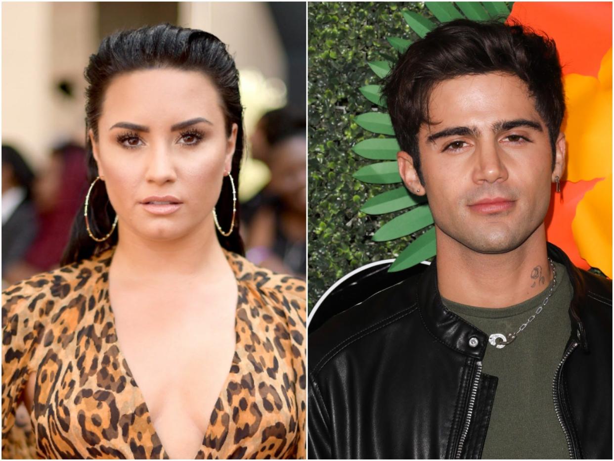 Demi Lovato and Max Ehrich