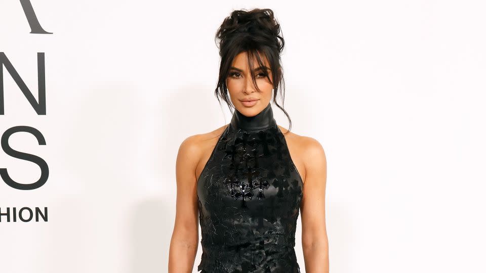 Kim Kardashian wearing Chrome Hearts.  - Taylor Hill/FilmMagic/Getty Images