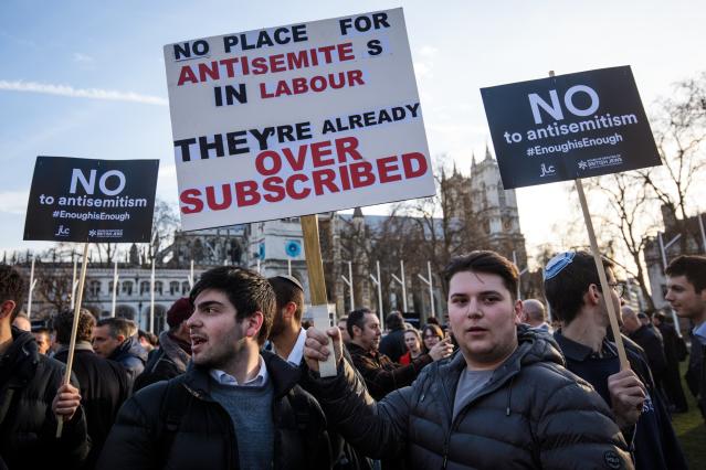 <em>Labour has been rocked by claims of anti-Semitism that reach all the way up to the leader (Getty)</em>