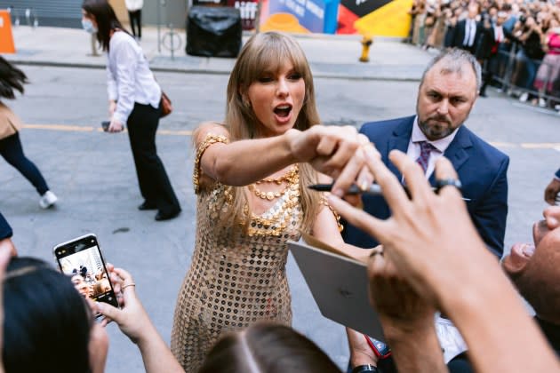 Taylor Swift and fans Taylor Swift and fans.jpg - Credit: Wesley Lapointe / Los Angeles Times/Getty Images