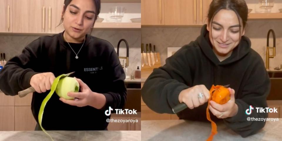 tik tok fruit peeler