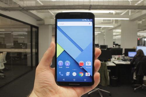 Google Nexus 6 smartphone