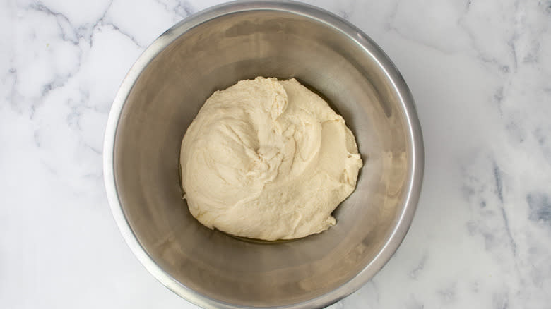 dough ball in bowl