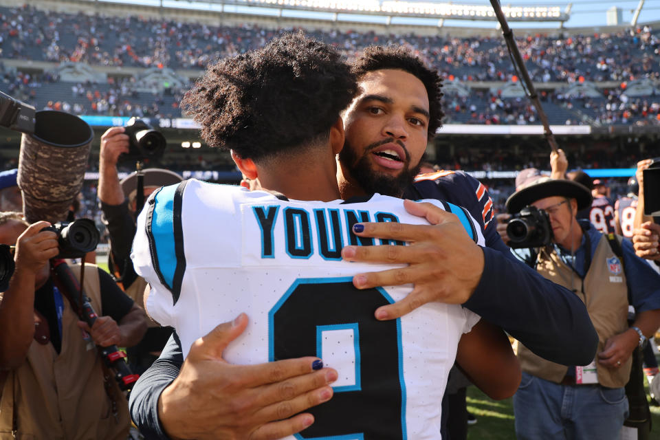 The Panthers' trade for Bryce Young and what it meant for the Bears in the years that followed was not what they expected. (Photo by Michael Reaves/Getty Images)