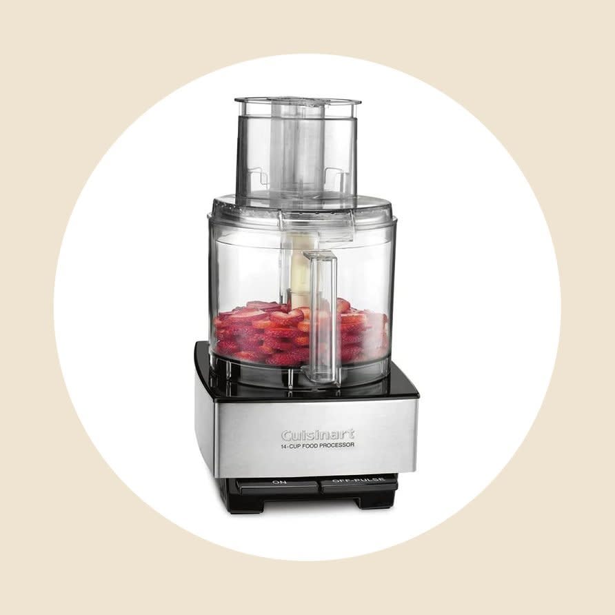 <a href="https://www.amazon.com/Cuisinart-DFP-14BCNY-Processor-Brushed-Stainless/dp/B01AXM4WV2/?tag=tohmke-20" rel="nofollow noopener" target="_blank" data-ylk="slk:Food Processor;elm:context_link;itc:0;sec:content-canvas" class="link rapid-noclick-resp">Food Processor</a>