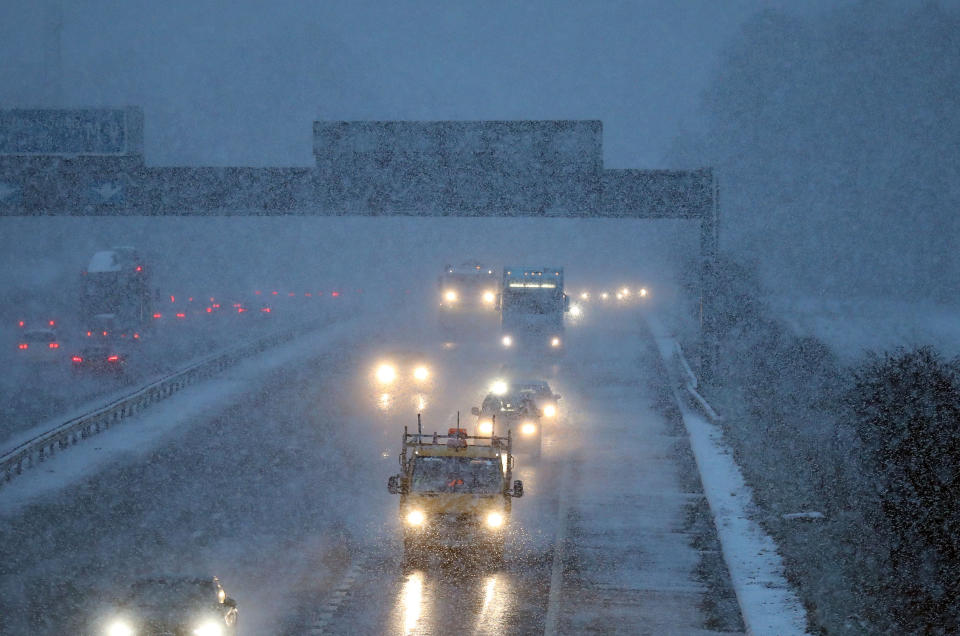 <em>Warning – the icy cold weather is likely to cause disruption on roads, rail and air journeys</em>