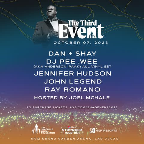 <p>The Shaquille O'Neal Foundation</p> The Shaquille O'Neal Foundation hosts third annual fundraising gala The Event