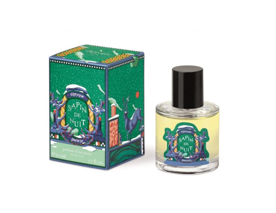 ▲diptyque 2020聖誕限量室內噴霧 午夜冷杉 50ml NT$1,390。（圖／diptyque）