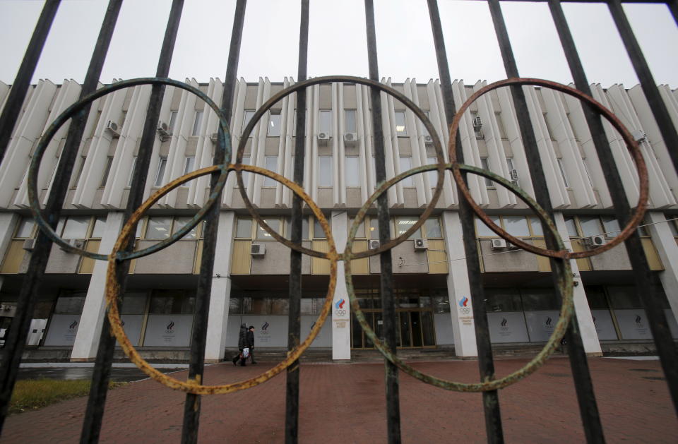 Das Hauptquartier des Russischen Olympischen Komittees (Bild: REUTERS/Maxim Shemetov)