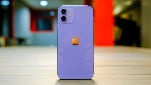 來看看紫色iphone 12 的真機