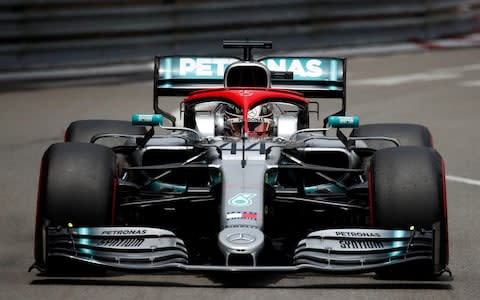 Formula One F1 - Monaco Grand Prix - Circuit de Monaco, Monte Carlo, Monaco - May 25, 2019 Mercedes' Lewis Hamilton during practice  - Credit: Reuters