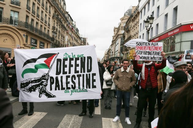 A demonstration through central Paris on Oct. 28.