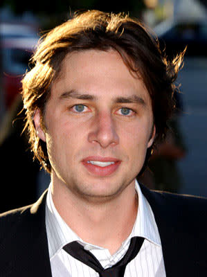 Zach Braff at the Los Angeles premiere of Fox Searchlight's Garden State