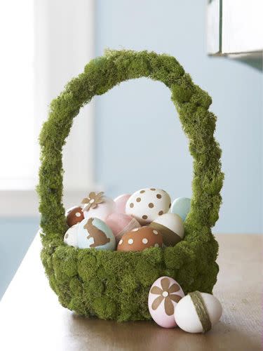 Moss-Covered Easter Basket