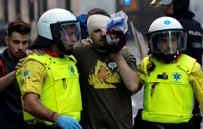 Catalonia's general strike