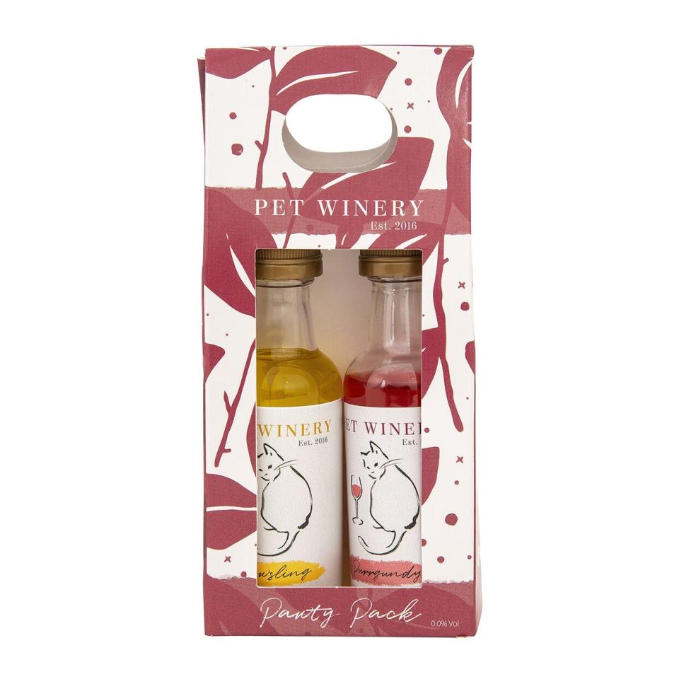 Product photo of a Pet Winery Pawty Pack 2 Pack on a white background