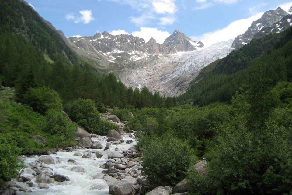 <p>Getty</p> Stock photo of the Trient River in the canton of Valais in Switzerland